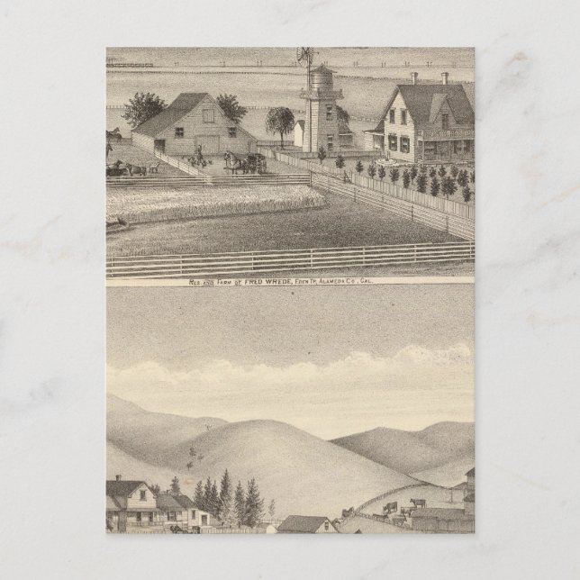 Väder, Nebas-bostäder Vykort (Framsida)