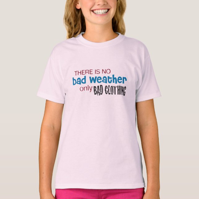 Väder och kläder tee (Framsida)