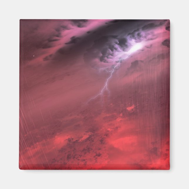 Väder på en brun dvärgstjärna. magnet (Framsidan)