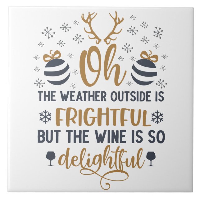 Väder utanför är en frigiven konst i Ord Kakelplatta (Framsidan)