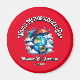 Väder Vild Symphony. Meteorologiska världsdagen. Magnet