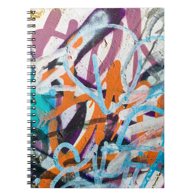 Väderbetongvägg, grungande struktur. anteckningsbok (Framsidan)