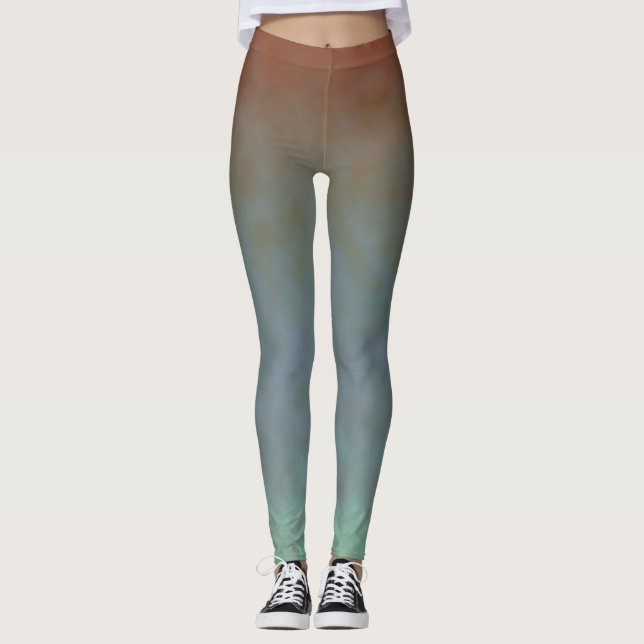 Väderbiten korsning leggings (Framsida)