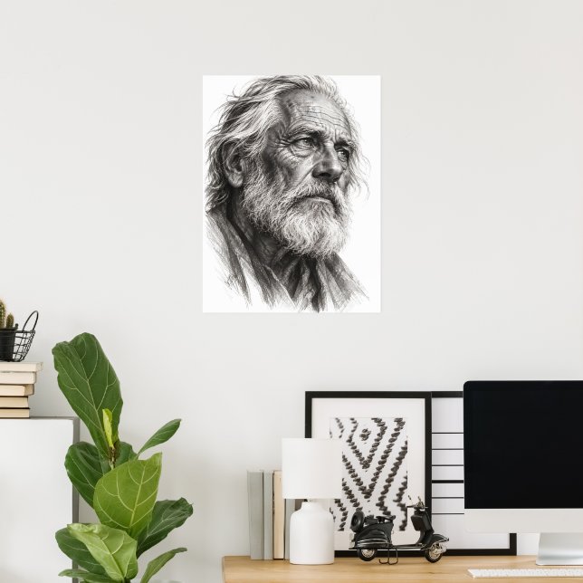 Väderbiten Visdom Poster (Hemmakontoret)