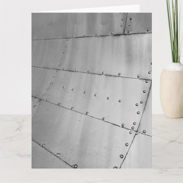 Väderburet aluminium-luftrum Skinn Kort (Framsida)