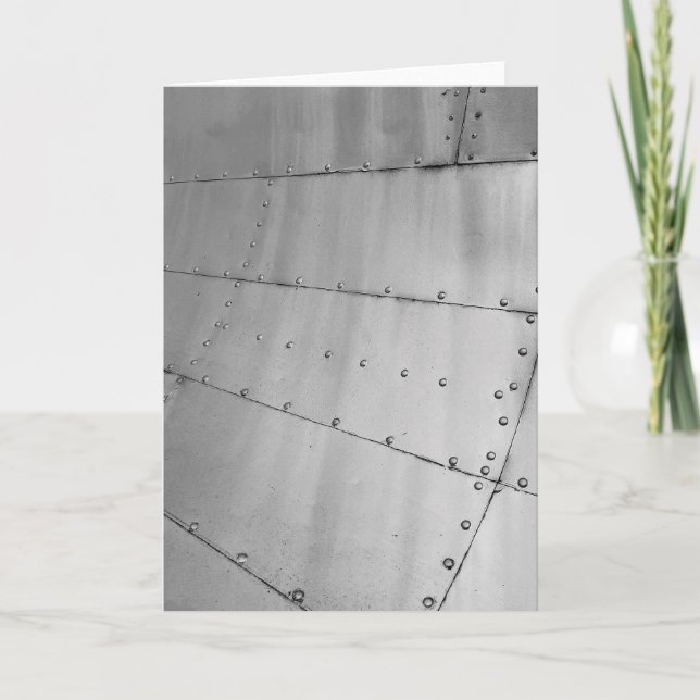 Väderburet aluminium-luftrum Skinn Kort (Framsida)