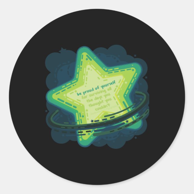 Väderdagar [asteroid] runt klistermärke (Framsida)