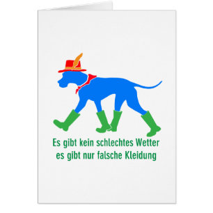 Väderhund Hälsningskort