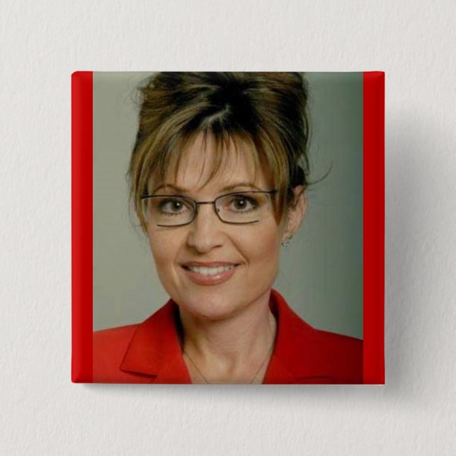 Väderkornet klämmer fast: Sarah Palin Knapp (Framsida)