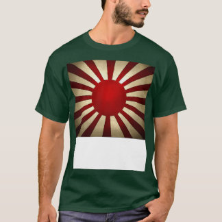 Väderlevande, östra Japan Flagga Stigning Sol T Shirt