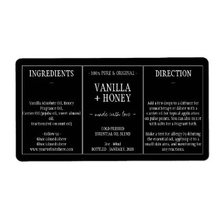 Väderomslag för olja, kosmetiskt Flaska runt Fraktsedel