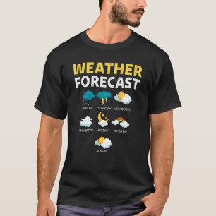 Väderprognos för dagens rapport Väder T Shirt