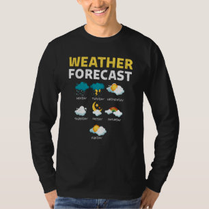 Väderprognos för dagens väderrapport t shirt