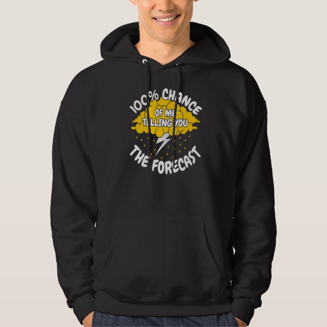 Väderprognos Hoodie (Framsida)