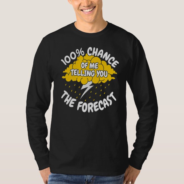 Väderprognos T Shirt (Framsida)