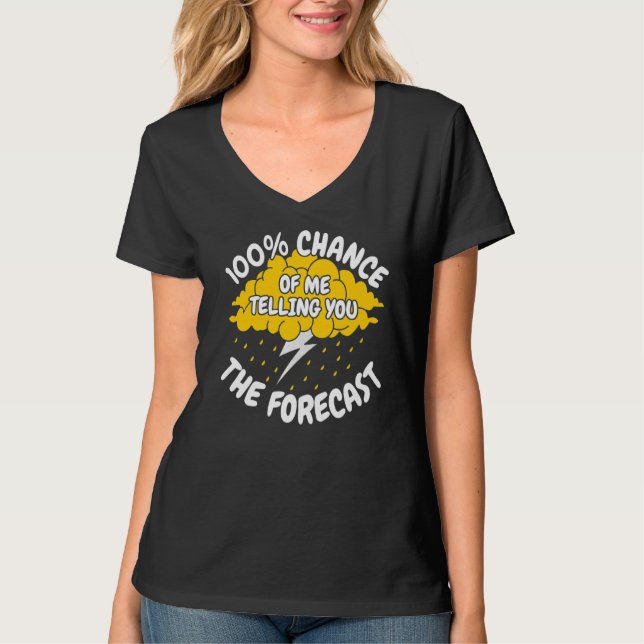 Väderprognos T Shirt (Framsida)