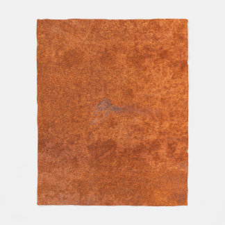 Väderstyrd metall: orange-röd struktur. fleecefilt