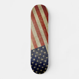 Väderstyrd, nordamerikansk Flagga Mini Skateboard Bräda 18,7 Cm