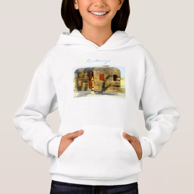 Väderstyrd zigenarkaravan Thunder_Cove färg T-shirt (Framsida)