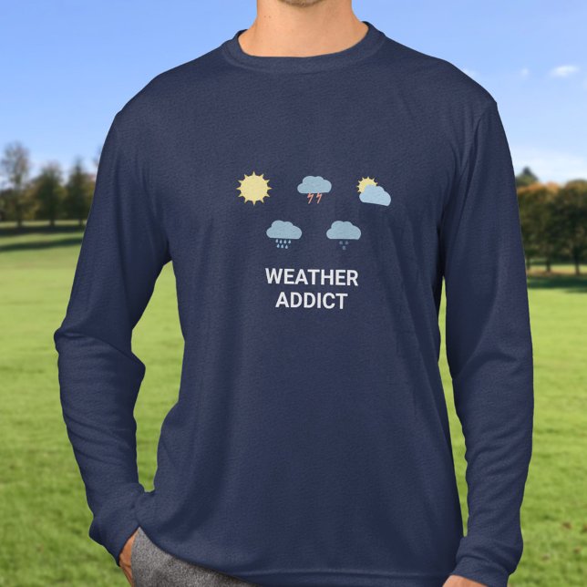 Vädersymboler T Shirt (Weather Symbols Long Sleeve T-Shirt)