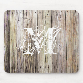 Väderträ med Shabby chic Monogram Musmatta