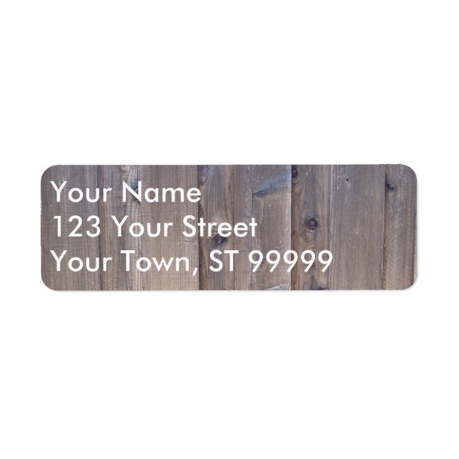 Väderträstängsel Returadress Etikett (Framsidan)