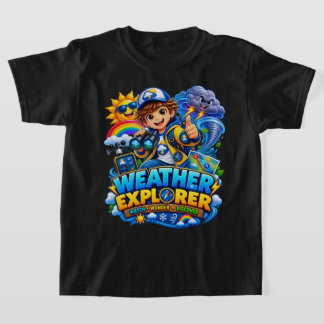 Väderutforskare Barn STEM Vetenskap T-Shirt