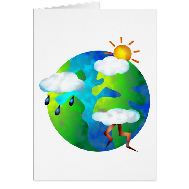 Vädervärlden Hälsningskort (Framsidan)