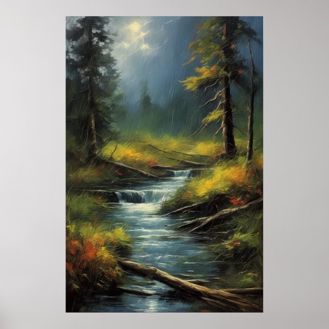 Väderviftare, Skogen Poster (Framsidan)