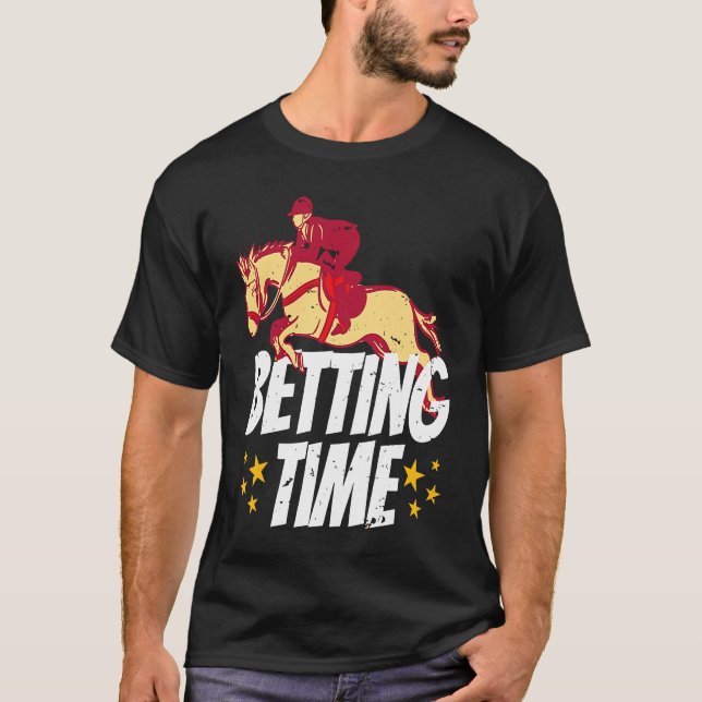 Vadhållning Hästkapplöpning  1 T Shirt (Framsida)