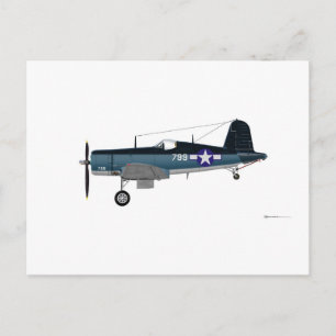 Vadow F-4U Corsair 799 Vykort