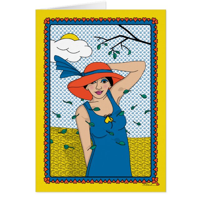 Vädra stormkortet_B_Greeting Card Hälsningskort (Framsidan)