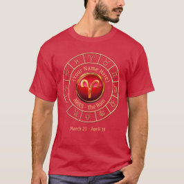 Vädur - rammazodiacen undertecknar t shirt