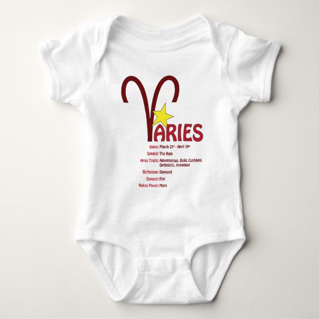 Vädurdragbaby T-shirt (Framsida)