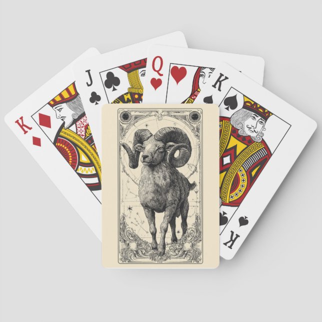Väduren Casinokort (Baksidan)