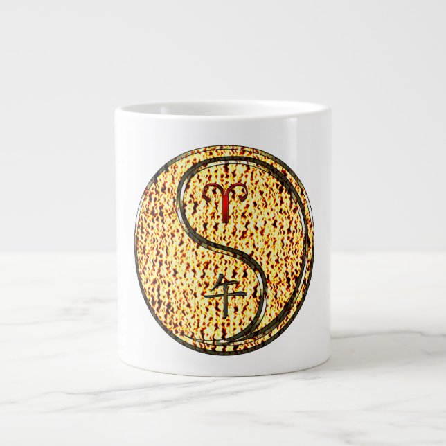 Väduren & Eldhästen Jumbo Mugg (Framsidan)
