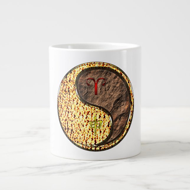 Väduren & Jordapa Jumbo Mugg (Framsidan)