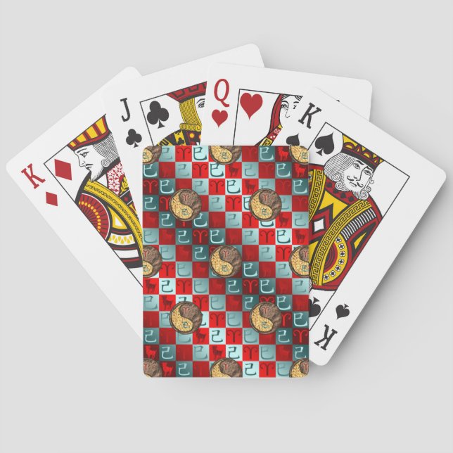Väduren & Jordens Orm Casinokort (Baksidan)