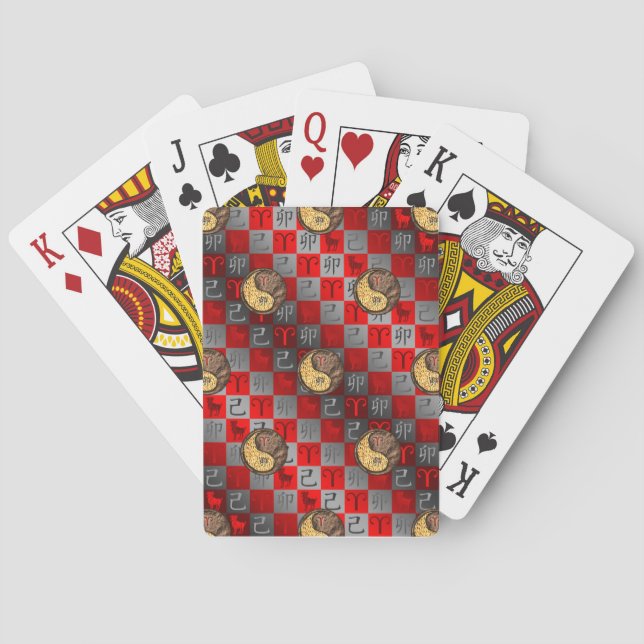 Väduren & Jordharen Casinokort (Baksidan)