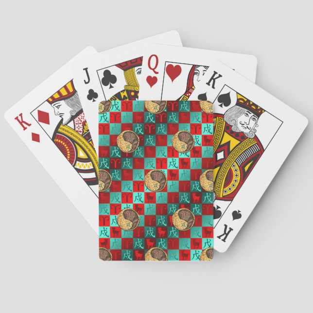 Väduren & Jordhund Casinokort (Baksidan)