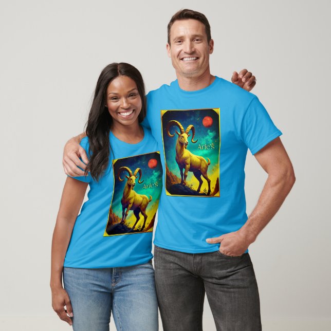 Väduren Stjärntecken T Shirt (Unisex)