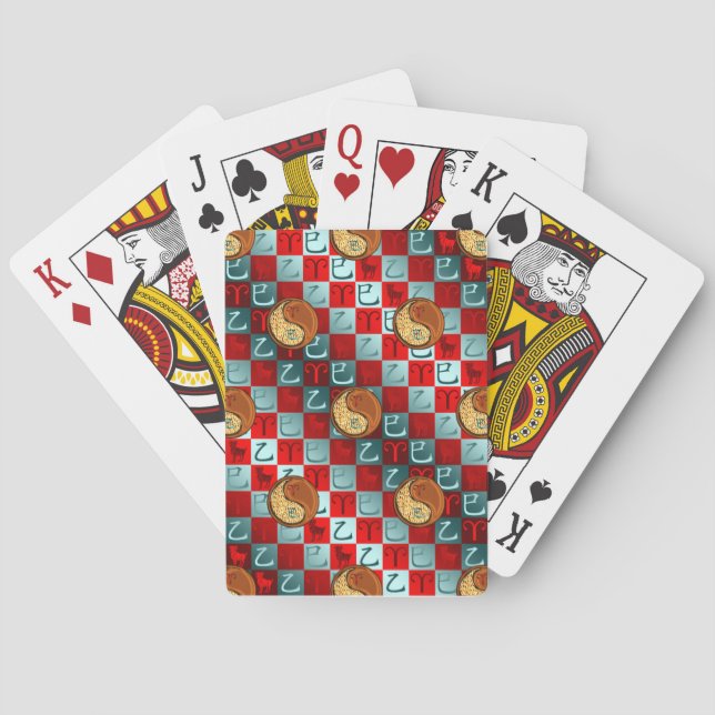 Väduren & Trä Orm Casinokort (Baksidan)