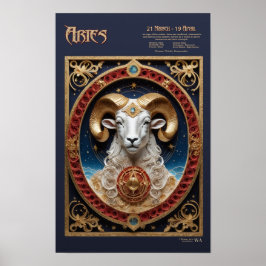 Väduren - Västerländsk Zodiak Poster