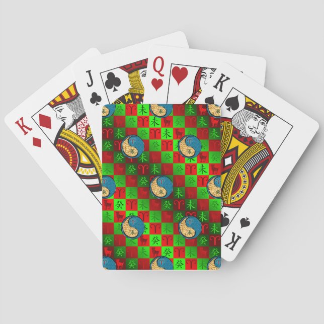 Väduren & Vattengeten Casinokort (Baksidan)