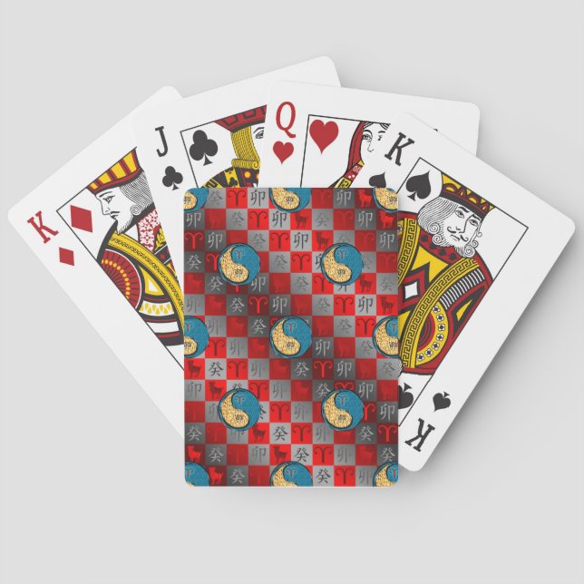 Väduren & Vattenkanin Casinokort (Baksidan)