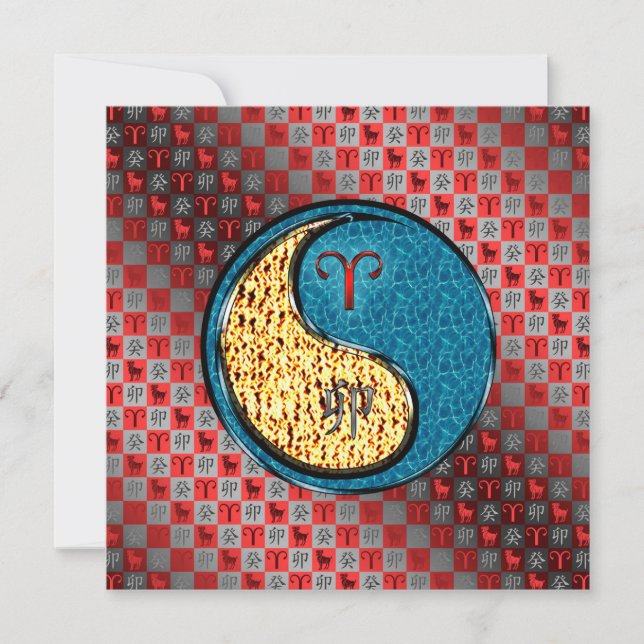 Väduren & Vattenkaninen Kort (Framsida)