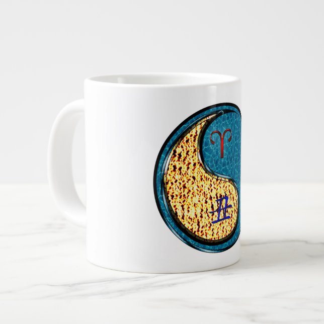 Väduren & Vattenoxen Jumbo Mugg (Framsida vänster)