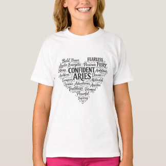 Väduren Zodiak Barn T-Shirt | Moln av Ord Design