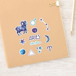 Väduren Zodiakdekaler Samling Klistermärken