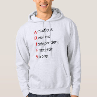 Vädurens akronym-hoodie hoodie